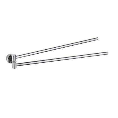 Knurl SUS304 Space-Saving Bathroom Swing towel bar AA080059