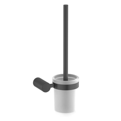 Knurl Rustproof SUS304 Toilet Brush Holder for Bathroom AA080062