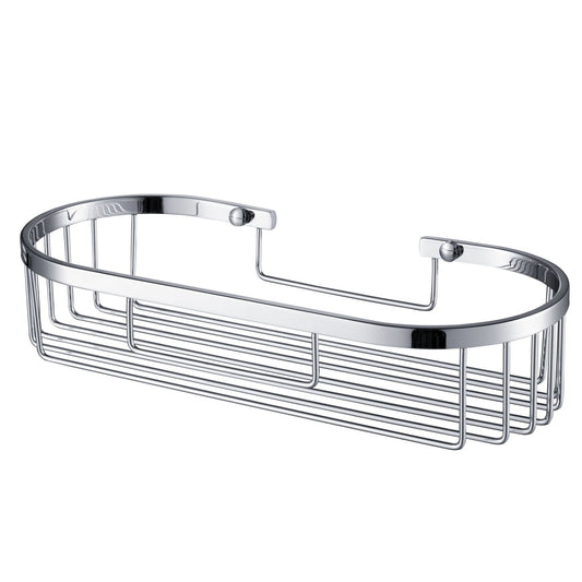 Rust-Resistant Brass Shower Basket – Perfect for Organizing Your Shower AA100012