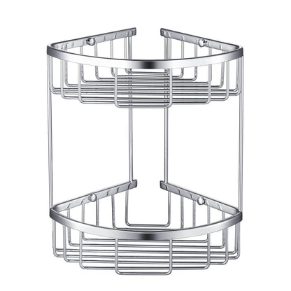 Classic Brass Shower Basket – A Stylish Solution for Your Bathroom AA100021