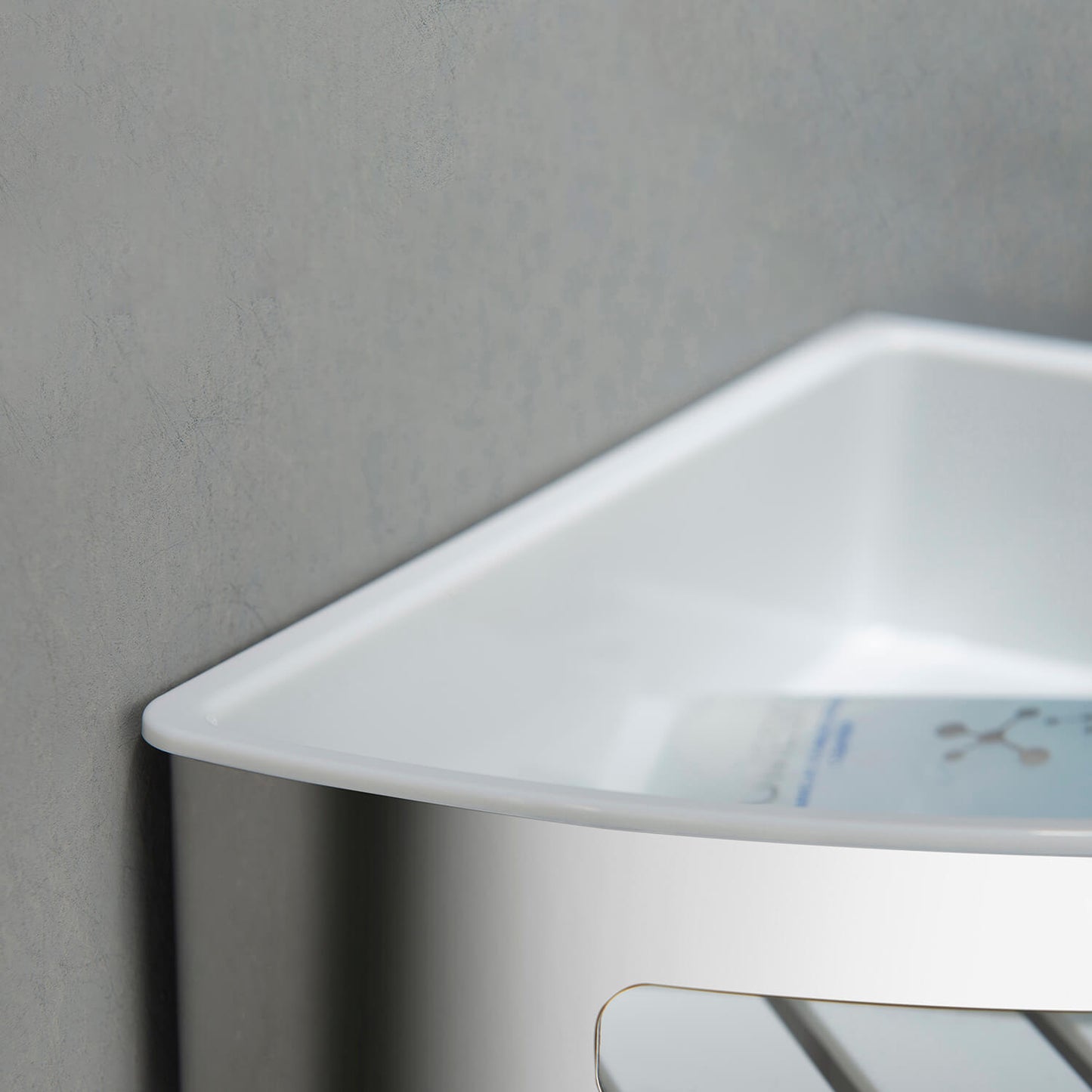 Durable SUS304 Shower Basket with Removable ABS Inner Basket for Easy Cleaning AA100026