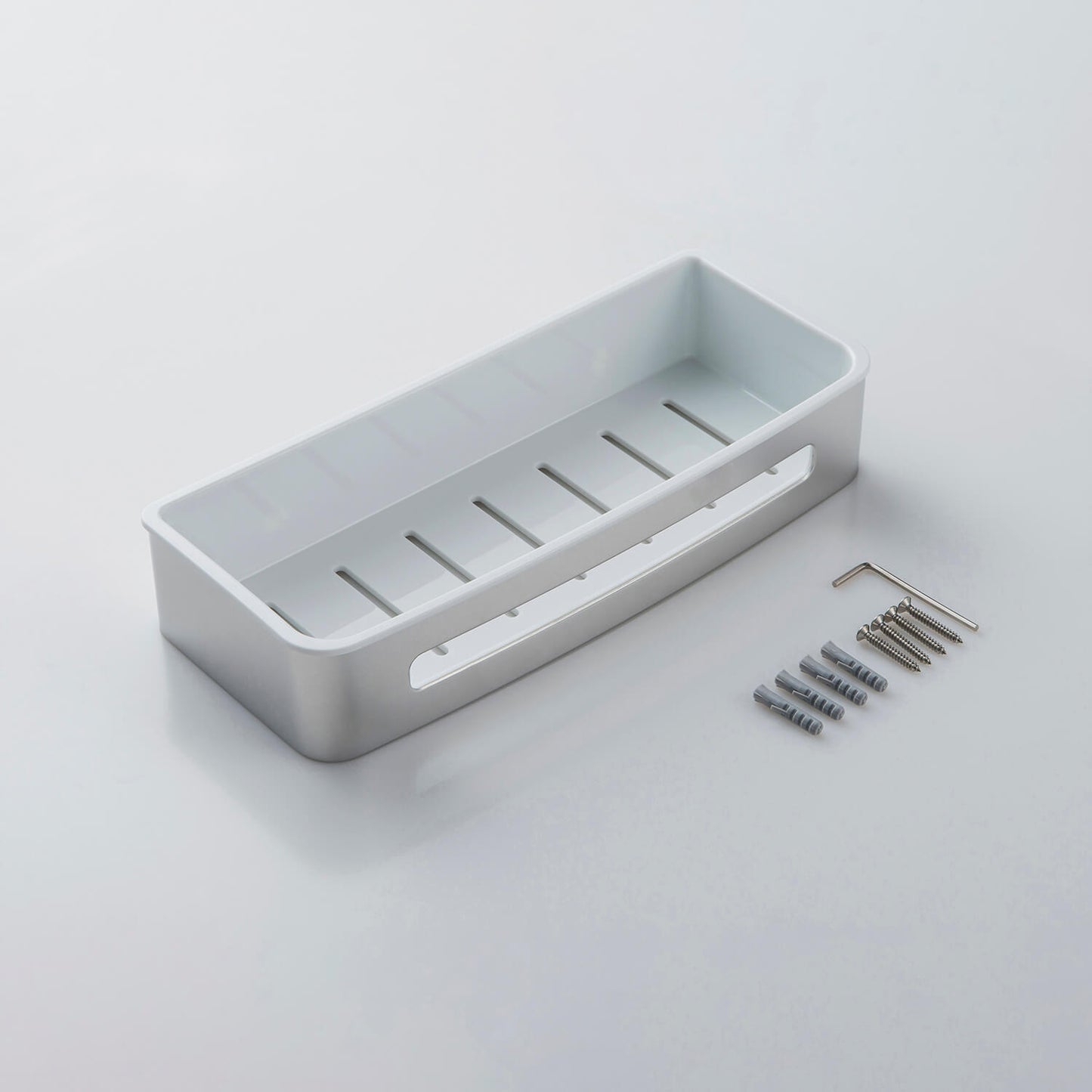 Durable SUS304 Shower Basket with Removable ABS Inner Basket for Easy Cleaning AA100027