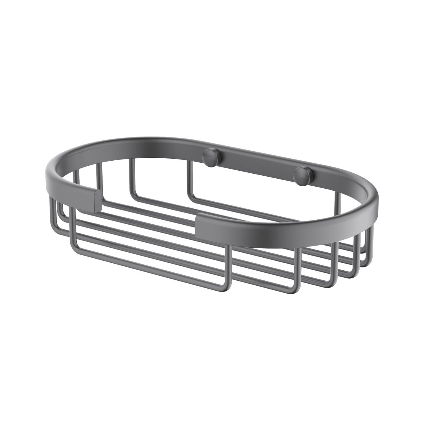 Luxury Brass Shower Basket – Elegant Bathroom Organizer AA100036