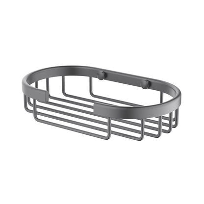 Luxury Brass Shower Basket – Elegant Bathroom Organizer AA100036