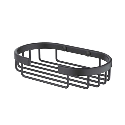 Luxury Brass Shower Basket – Elegant Bathroom Organizer AA100036