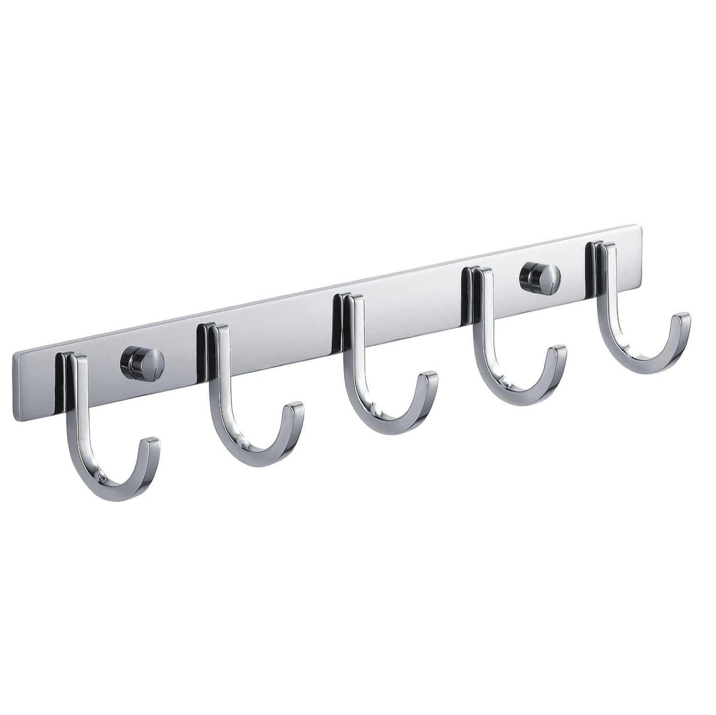 Aquavit Solid Brass 5 Hooks with Brass Bracket AA110054