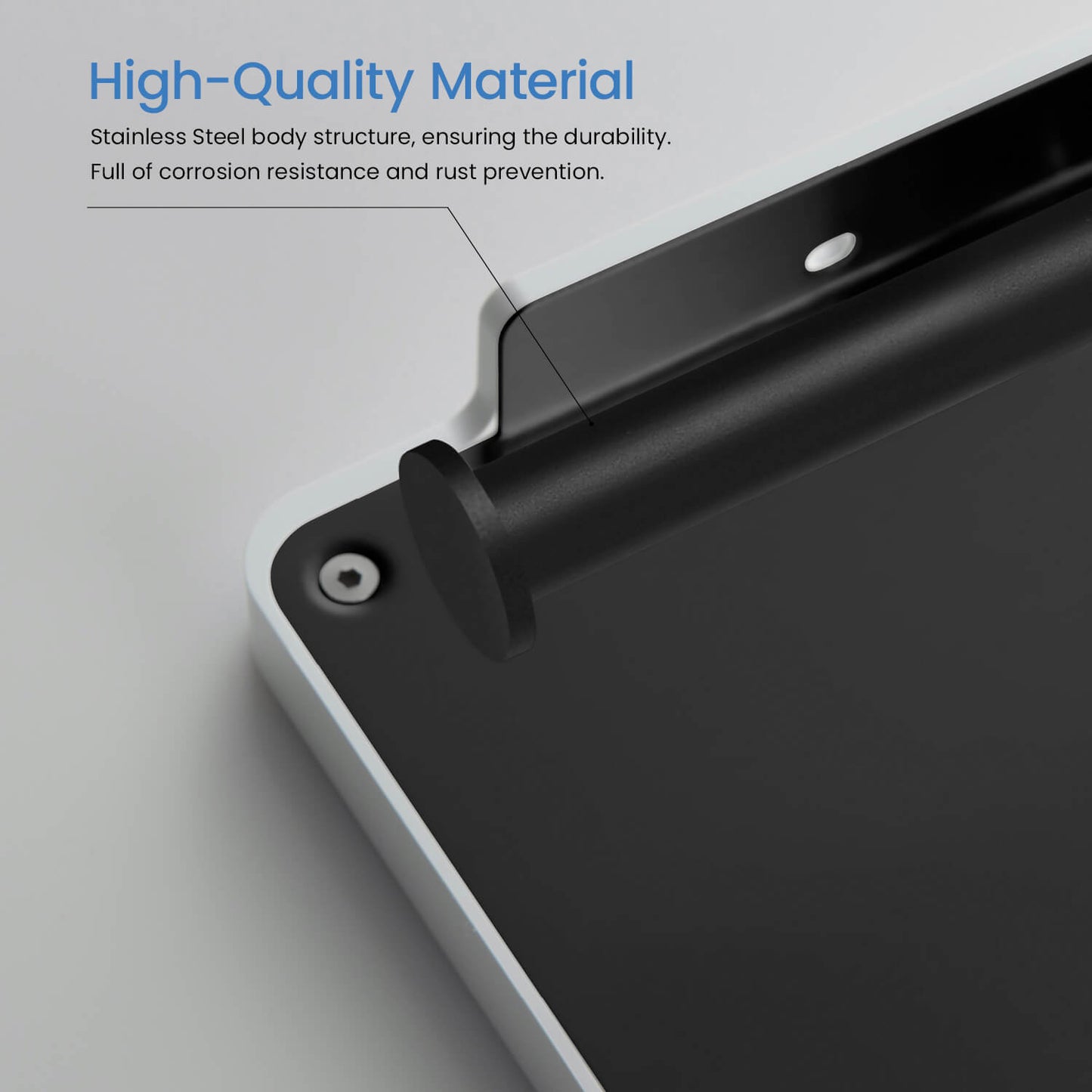 Stainless Steel Double Tissue Holder with ABS Shelf AA110055