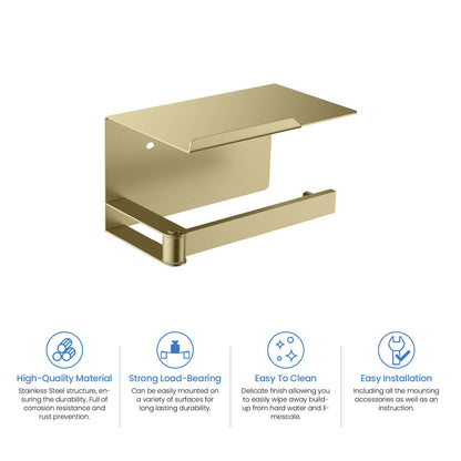 Stainless Steel Swivel Tissue Holder Shelf AA110056