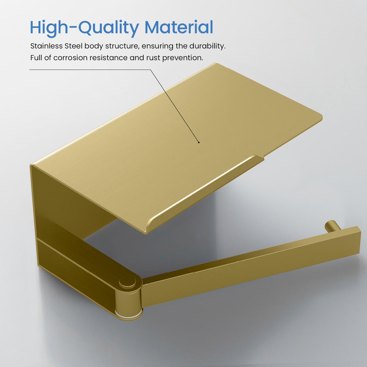 Stainless Steel Swivel Tissue Holder Shelf AA110056