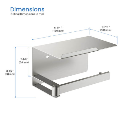 Stainless Steel Swivel Tissue Holder Shelf AA110056