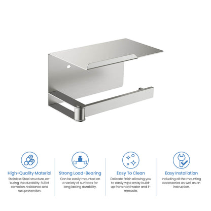 Stainless Steel Swivel Tissue Holder Shelf AA110056