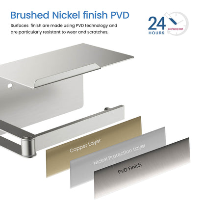 Stainless Steel Swivel Tissue Holder Shelf AA110056