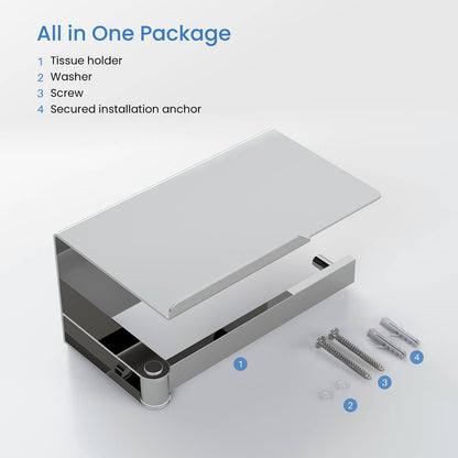 Stainless Steel Swivel Tissue Holder Shelf AA110056