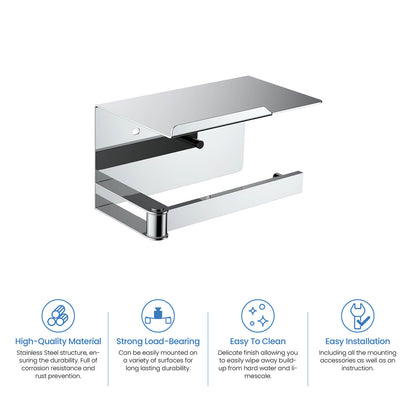 Stainless Steel Swivel Tissue Holder Shelf AA110056