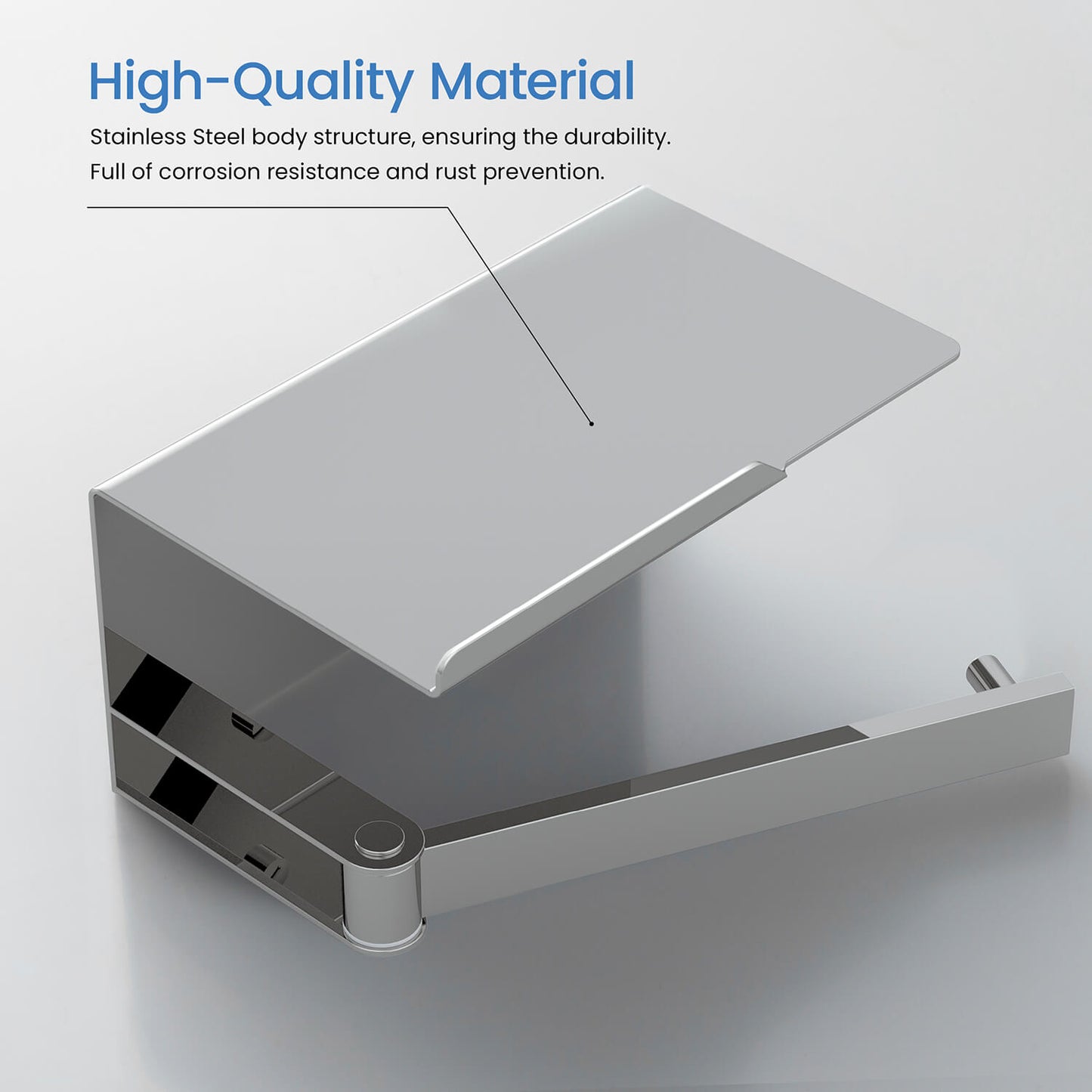 Stainless Steel Swivel Tissue Holder Shelf AA110056