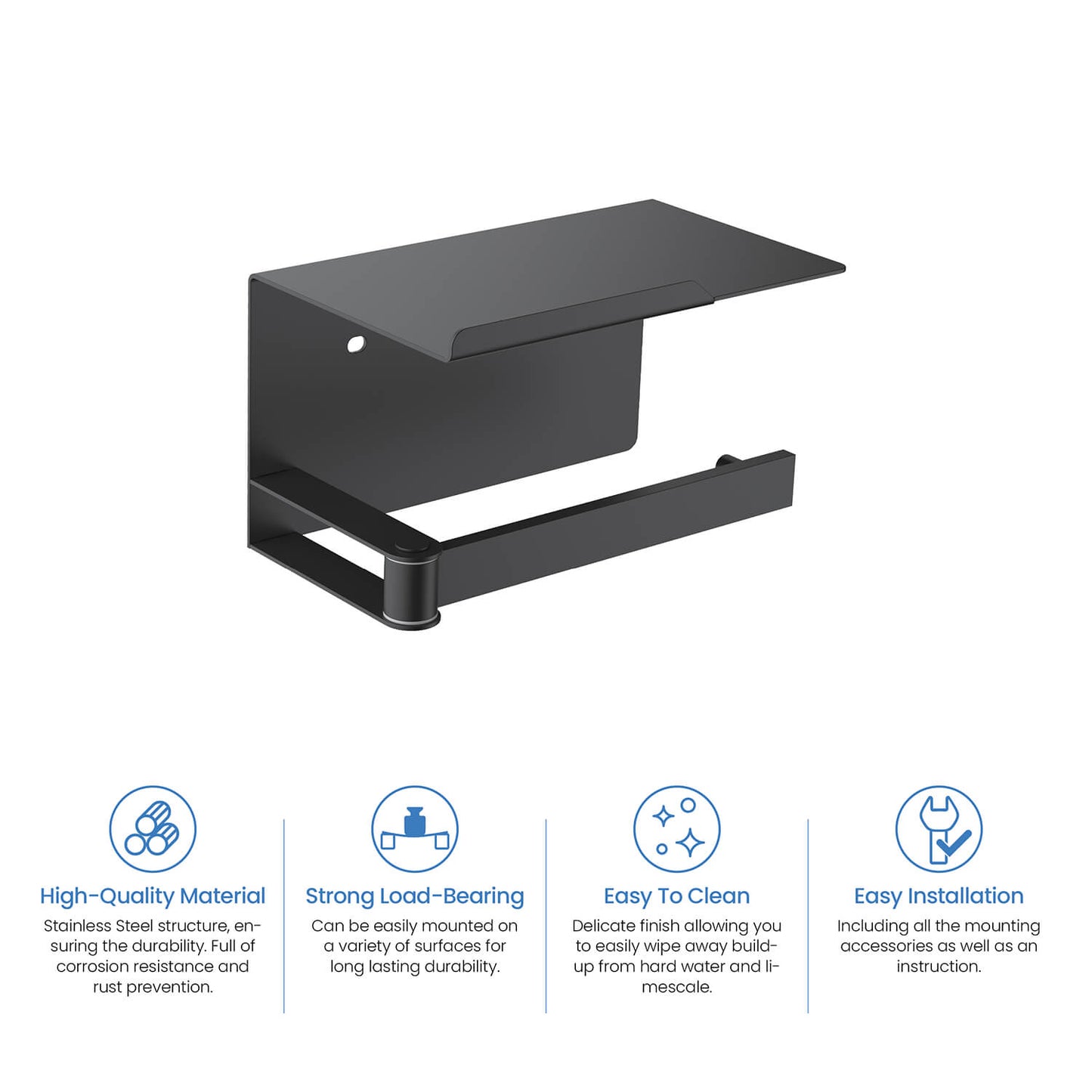 Stainless Steel Swivel Tissue Holder Shelf AA110056
