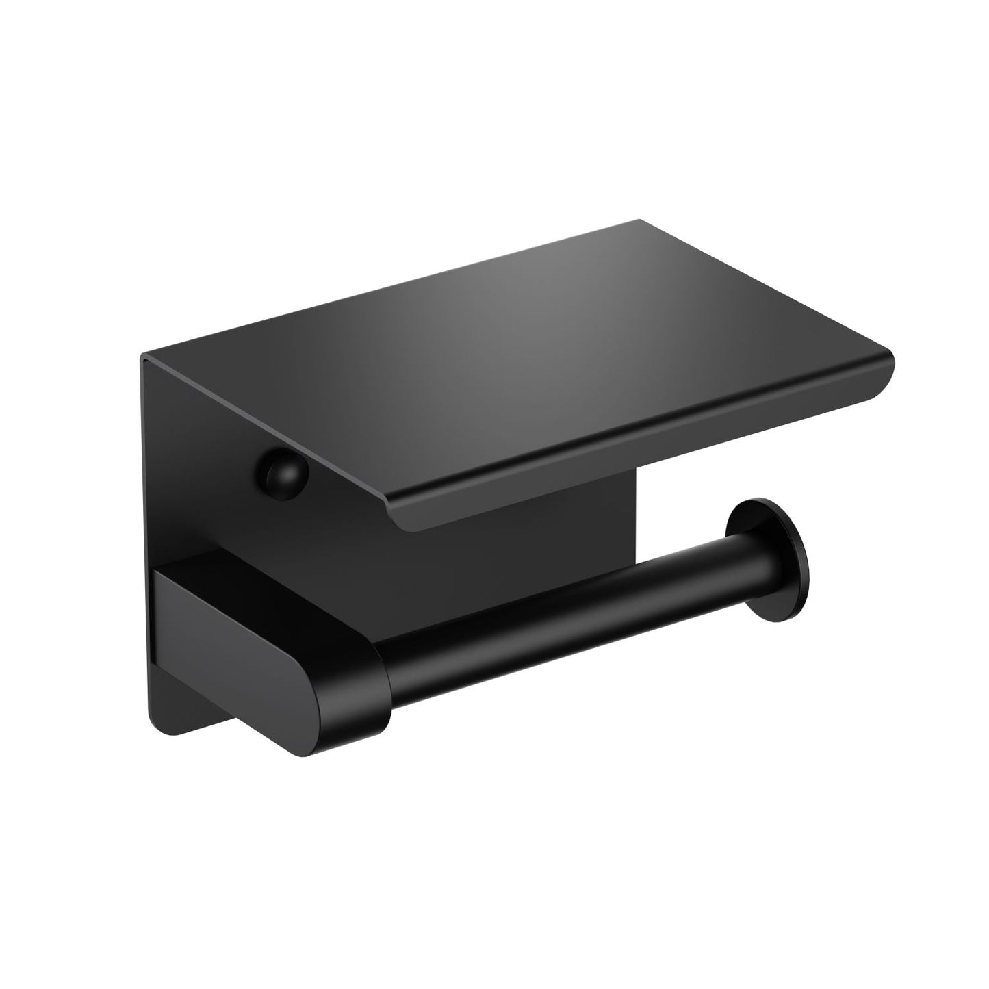 Space-Saving Stainless Steel Tissue holder with shelf AA110057