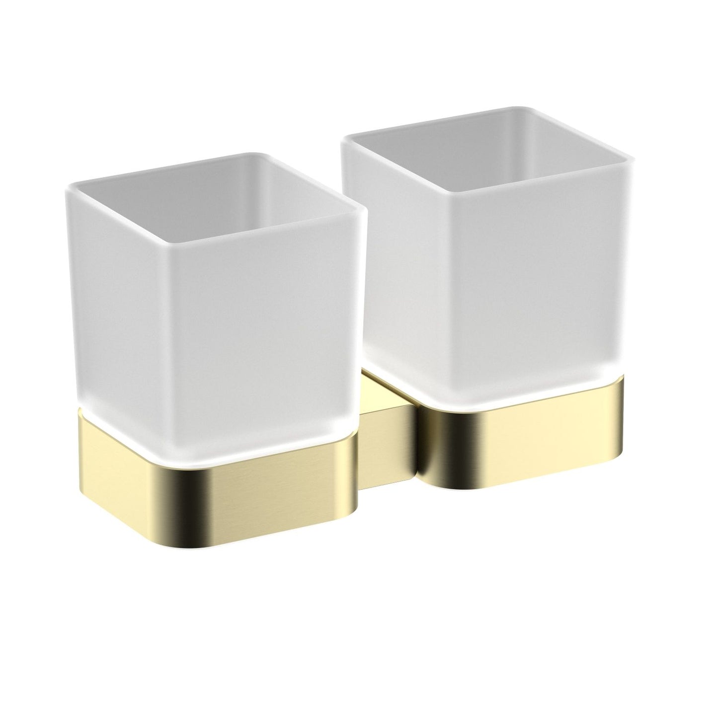 Chic Brass Double Tumbler Holder AA120032