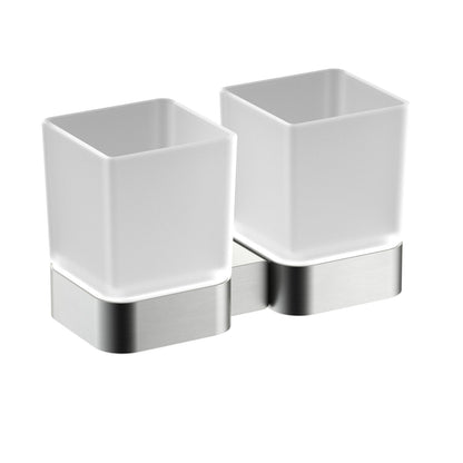 Chic Brass Double Tumbler Holder AA120032