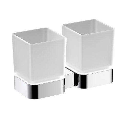 Chic Brass Double Tumbler Holder AA120032