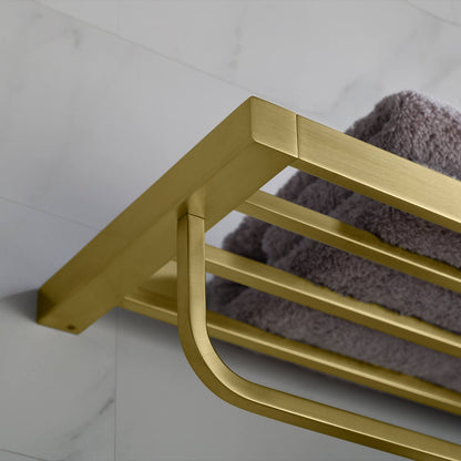 Chic Brass Towel Rack with square brass tube AA120058
