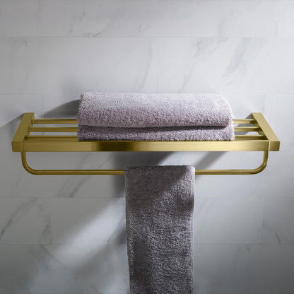 Chic Brass Towel Rack with square brass tube AA120058