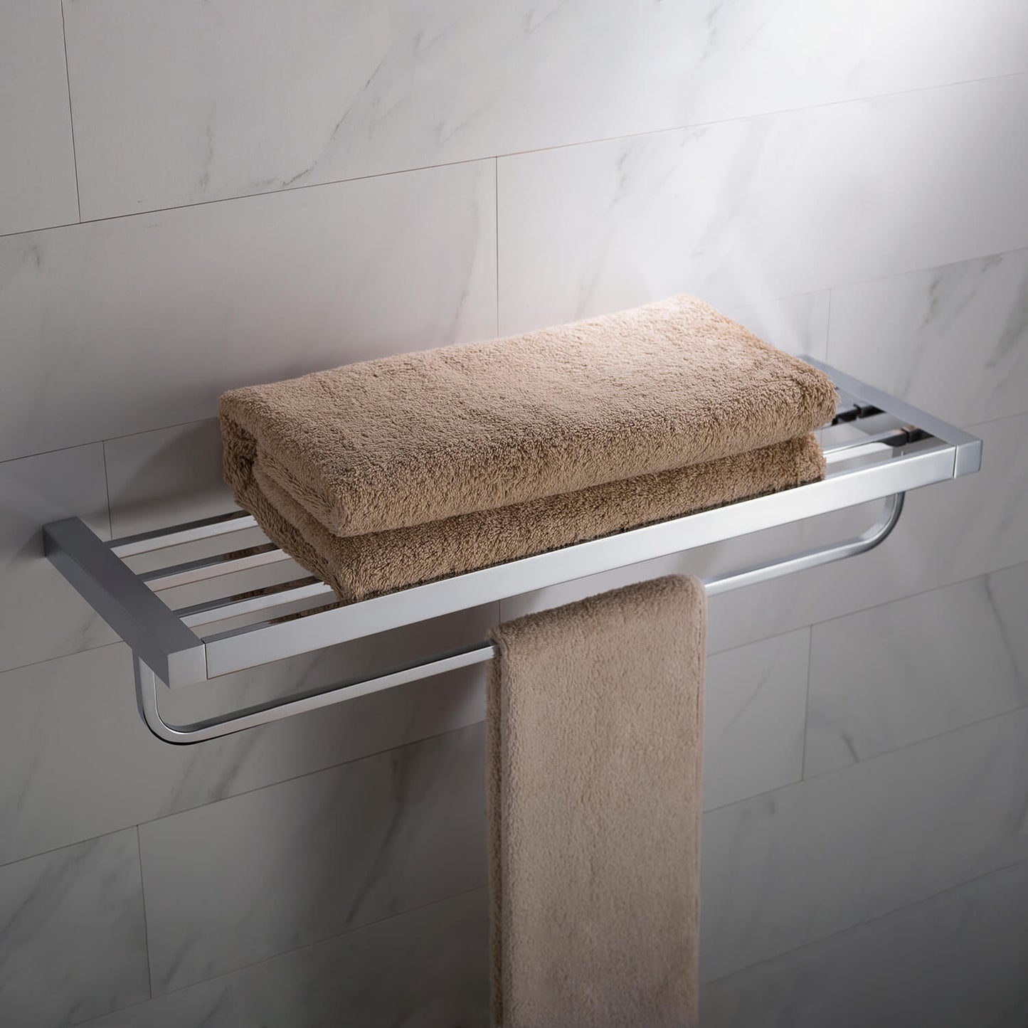 Chic Brass Towel Rack with square brass tube AA120058