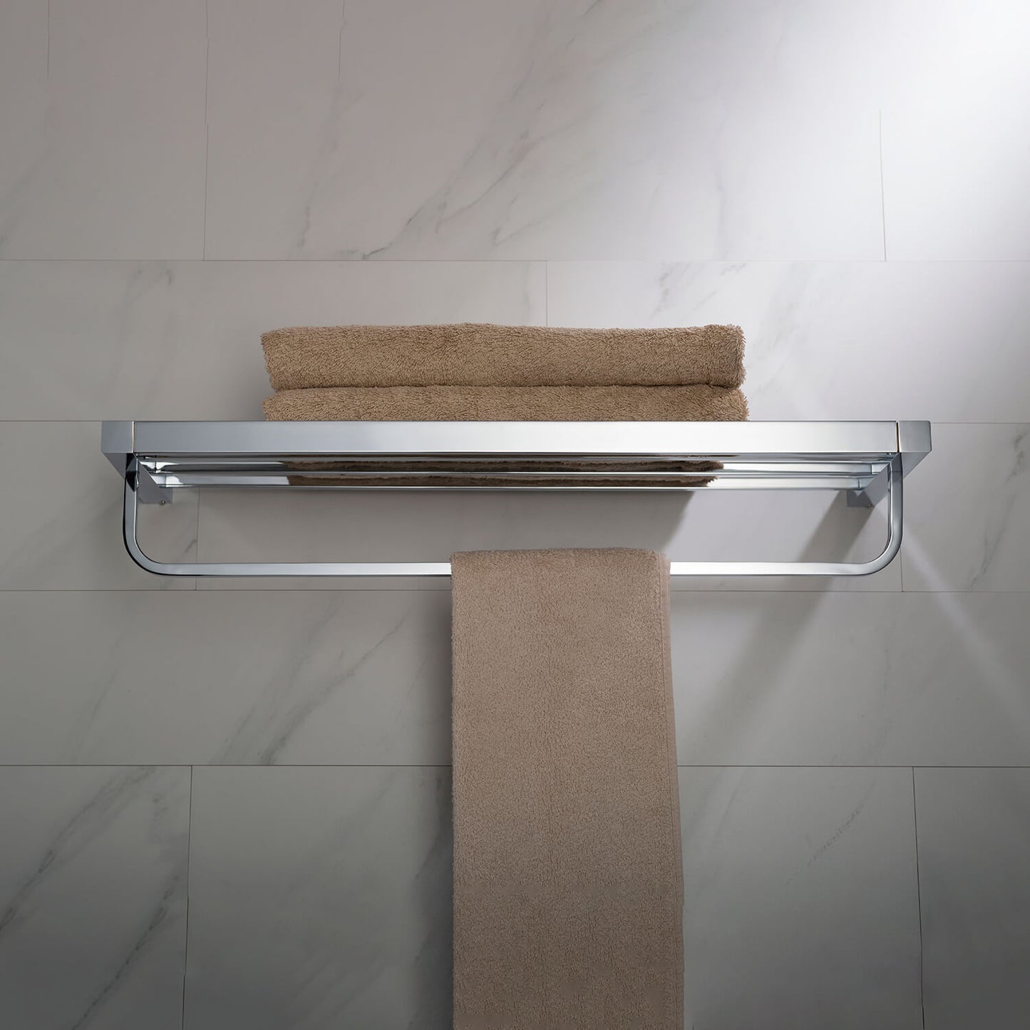 Chic Brass Towel Rack with square brass tube AA120058