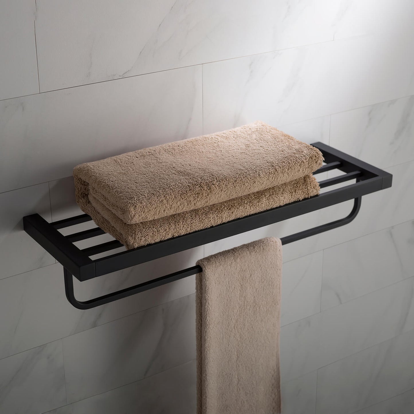 Chic Brass Towel Rack with square brass tube AA120058