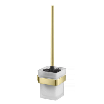 Chic Wall-Fixed Brass Holder with Frosted Glass Cup AA120061