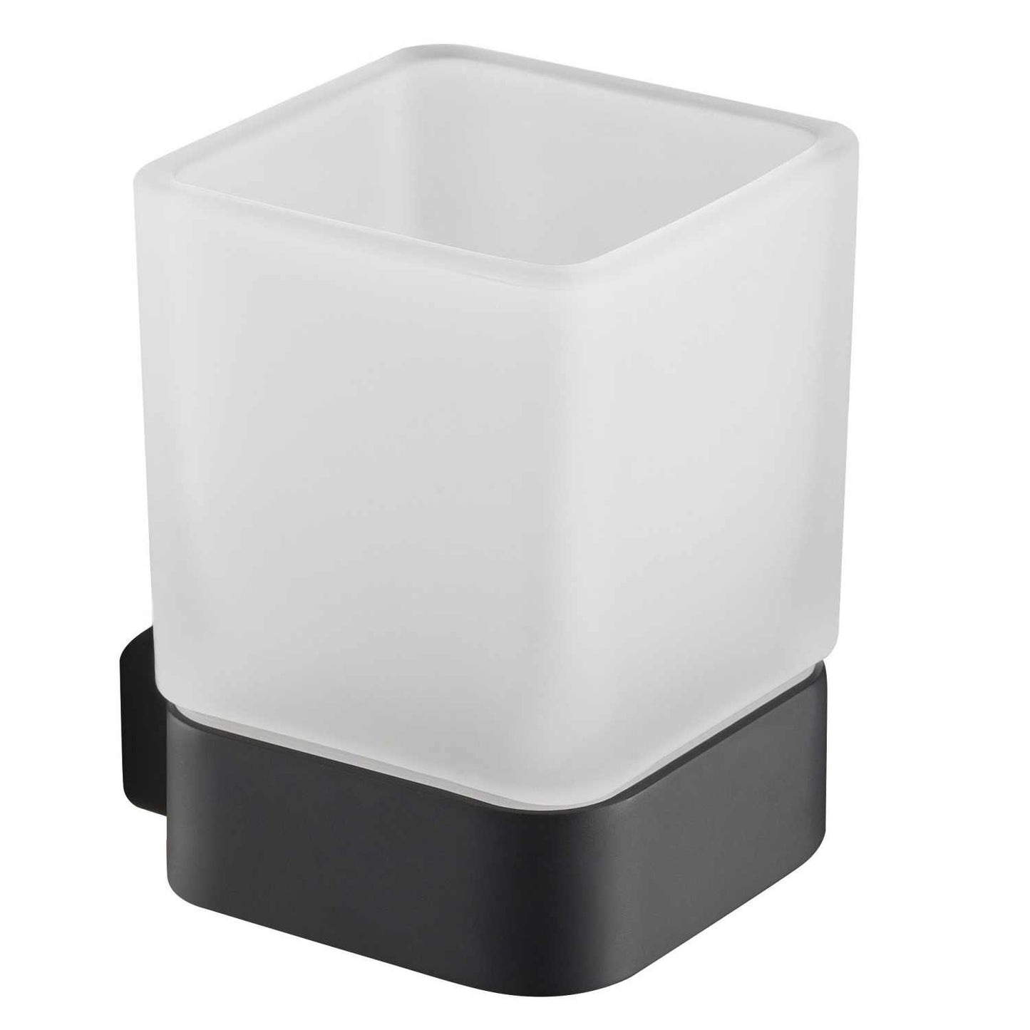 Chic Brass Holder Single Frosted Glass Tumbler AA120131