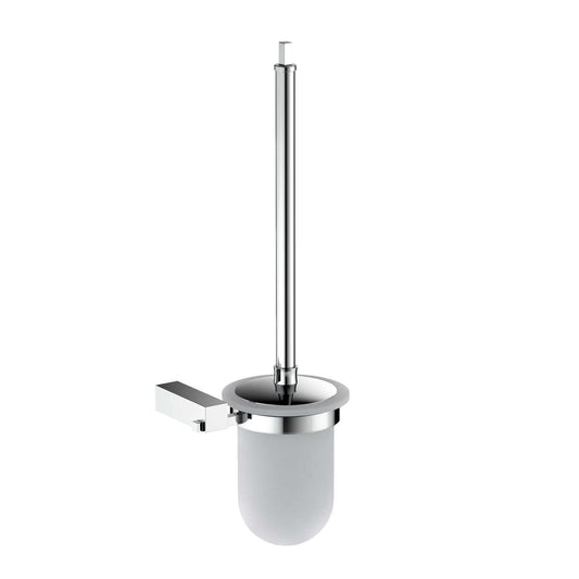 Brass Toilet Brush holder with Frosted Glass Cup AA170060