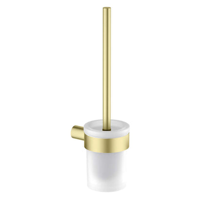 Rustproof SUS304 Toilet Brush Set with Frosted Glass AA200061