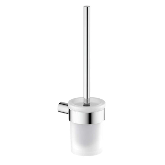 Rustproof SUS304 Toilet Brush Set with Frosted Glass AA200061