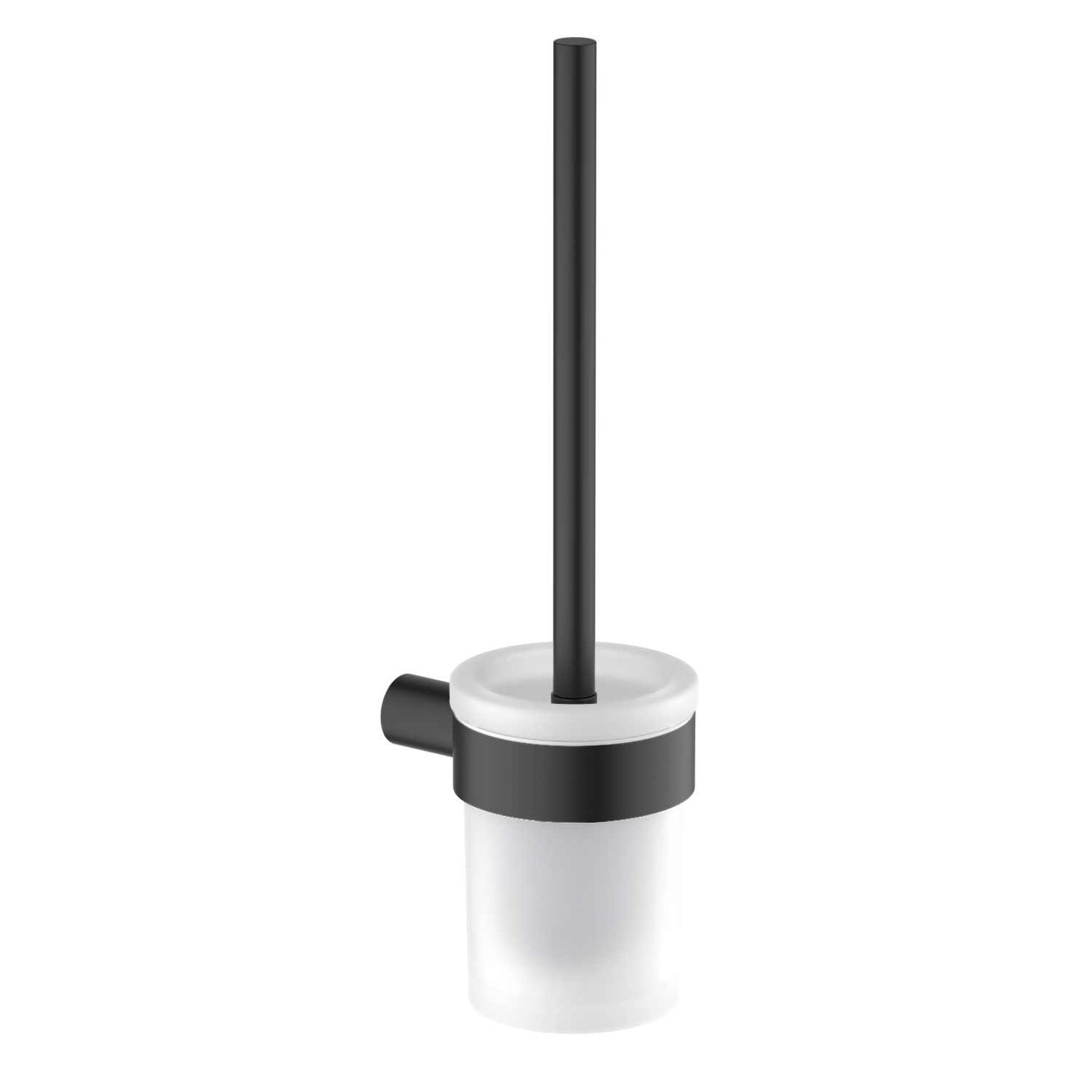 Rustproof SUS304 Toilet Brush Set with Frosted Glass AA200061