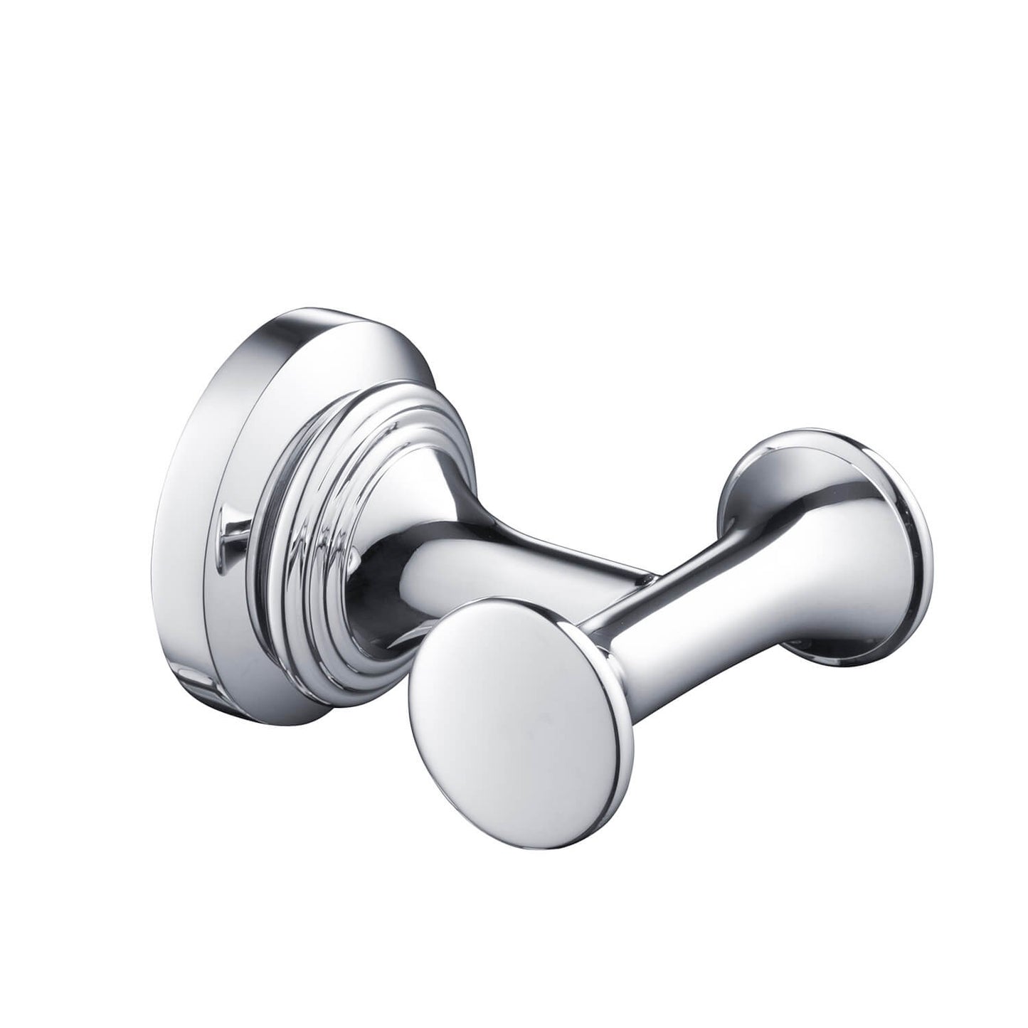 Aquavit Royale Brass Double Robe Hook with Elegant Classic Design AA240012