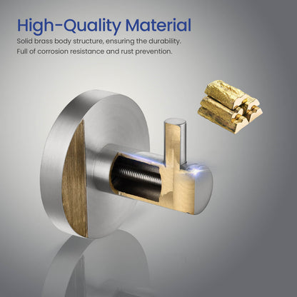 Solid brass bathroom robe hook AA260011
