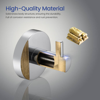 Solid brass bathroom robe hook AA260011