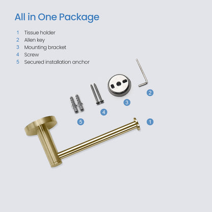 Premium Design Brass Tissue Holder Without AA260041