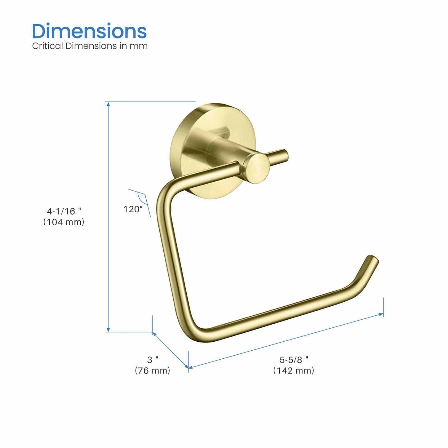Functional  Brass Tissue Holder AA260043
