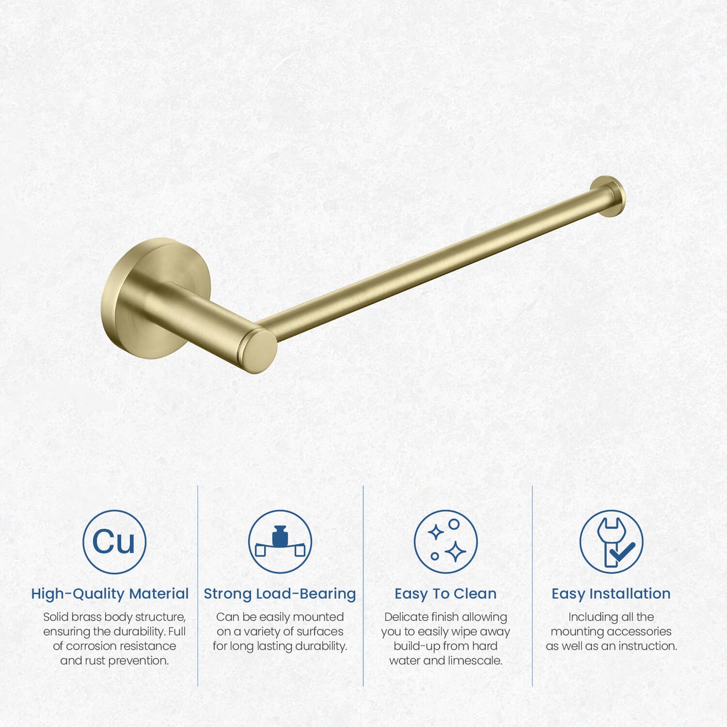 Brass Towel Ring with Modern Touch AA260050
