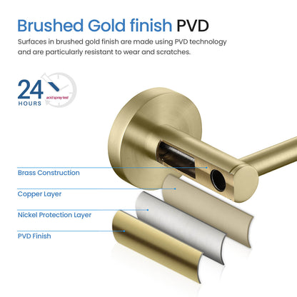 Brass Towel Ring with Modern Touch AA260050