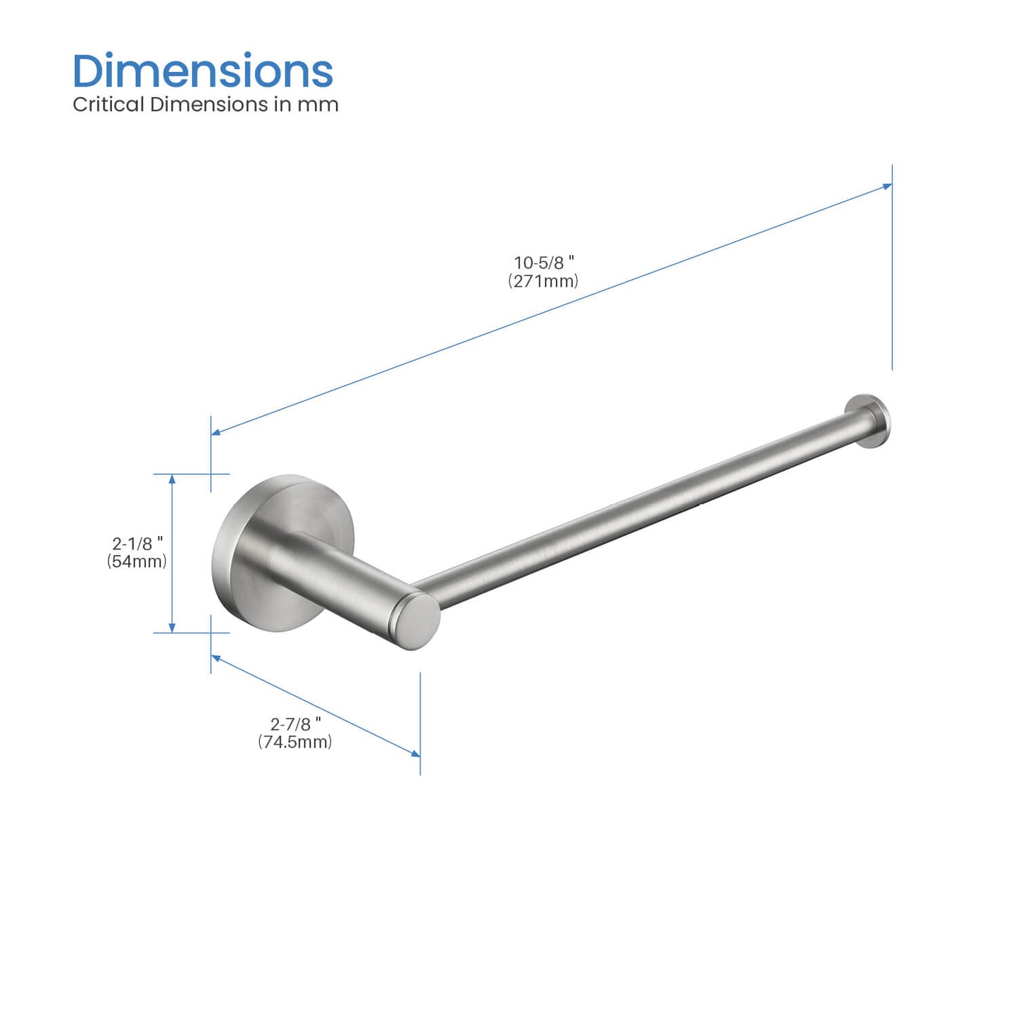 Brass Towel Ring with Modern Touch AA260050