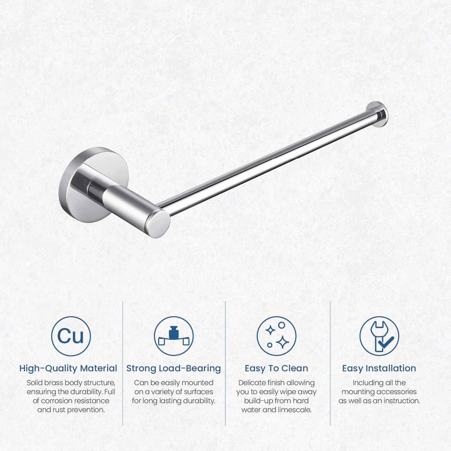 Brass Towel Ring with Modern Touch AA260050