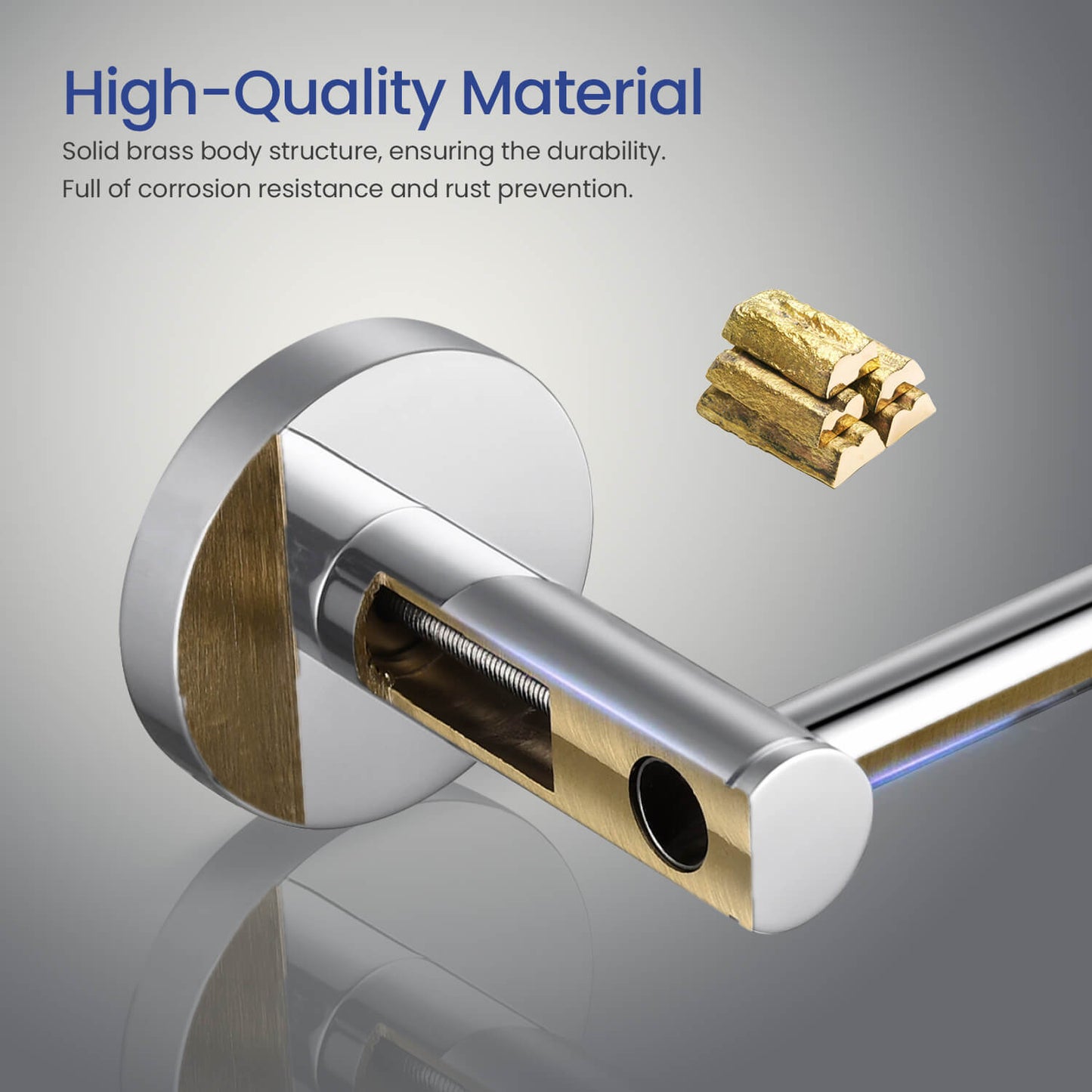 Brass Towel Ring with Modern Touch AA260050