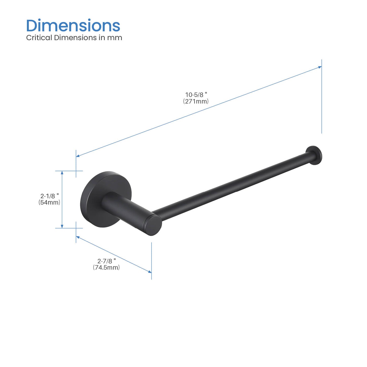 Brass Towel Ring with Modern Touch AA260050