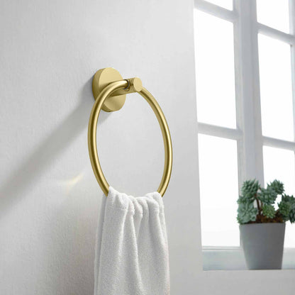 Stylish Brass Towel Ring AA260051