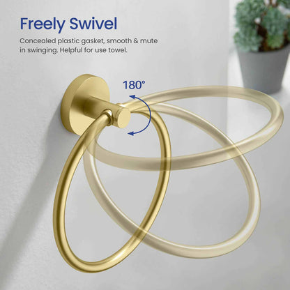 Stylish Brass Towel Ring AA260051
