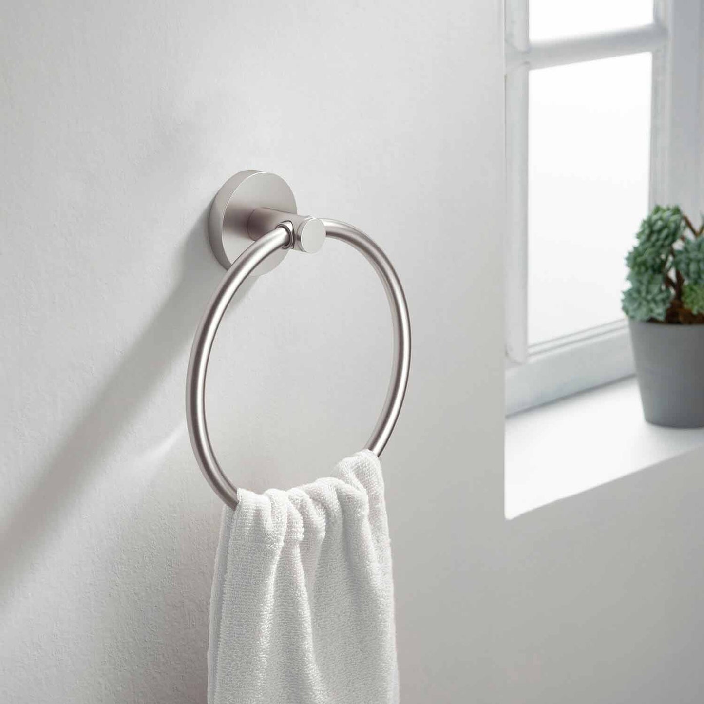 Stylish Brass Towel Ring AA260051