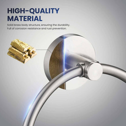 Stylish Brass Towel Ring AA260051